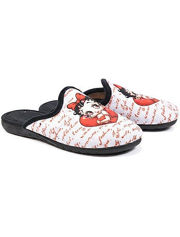 Mules mujer ozabi estampado dibujos animados, fabricadas en españa
