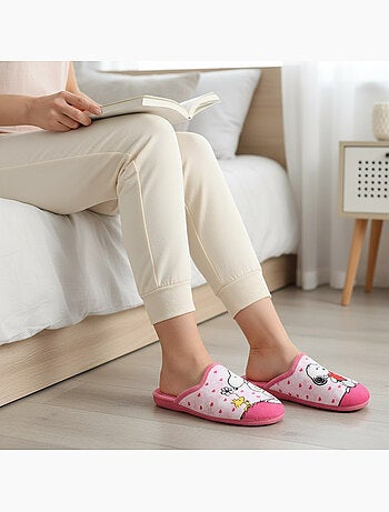 Mules mujer ozabi estampado dibujos animados, fabricadas en españa