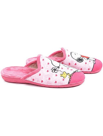 Mules mujer ozabi estampado dibujos animados, fabricadas en españa