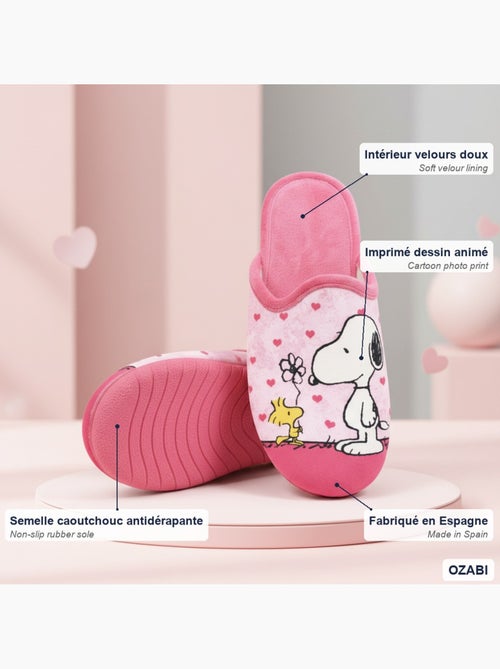 Mules mujer ozabi estampado dibujos animados, fabricadas en españa - Kiabi