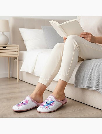 Mules mujer ozabi estampado dibujos animados, fabricadas en españa