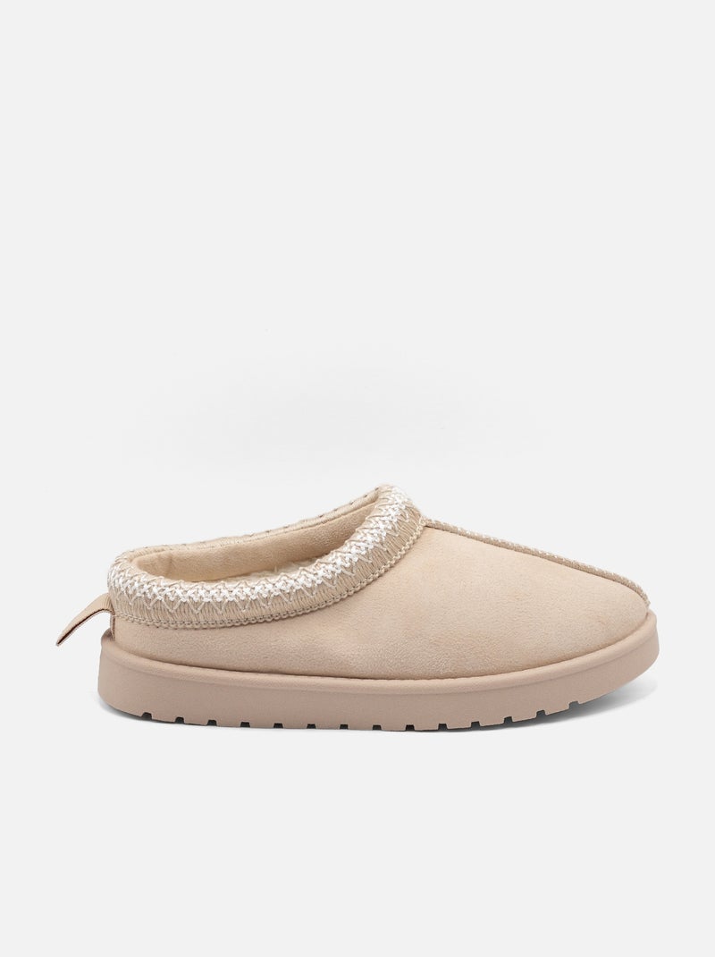 Mules para ponerse - C M Beige - Kiabi