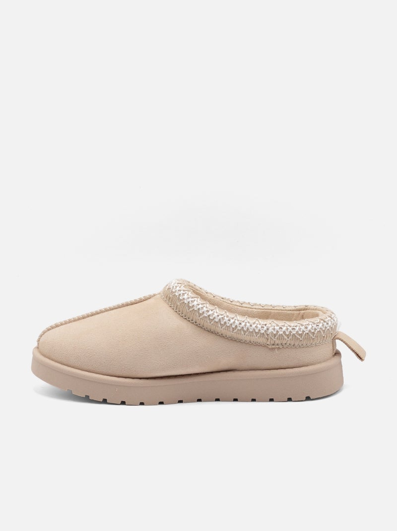Mules para ponerse - C M Beige - Kiabi