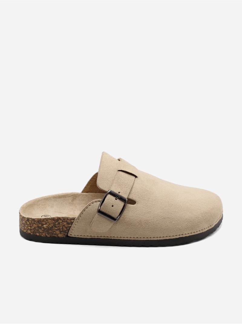 Mules para ponerse - C M Beige - Kiabi
