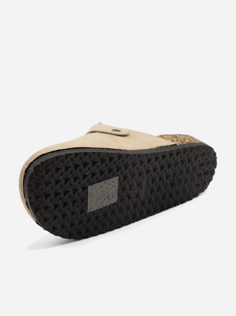 Mules para ponerse - C M Beige - Kiabi