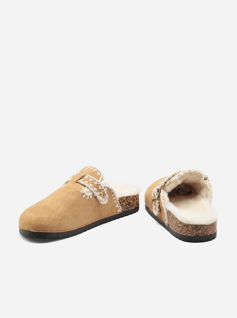 Mules para ponerse - C M Camel - Kiabi