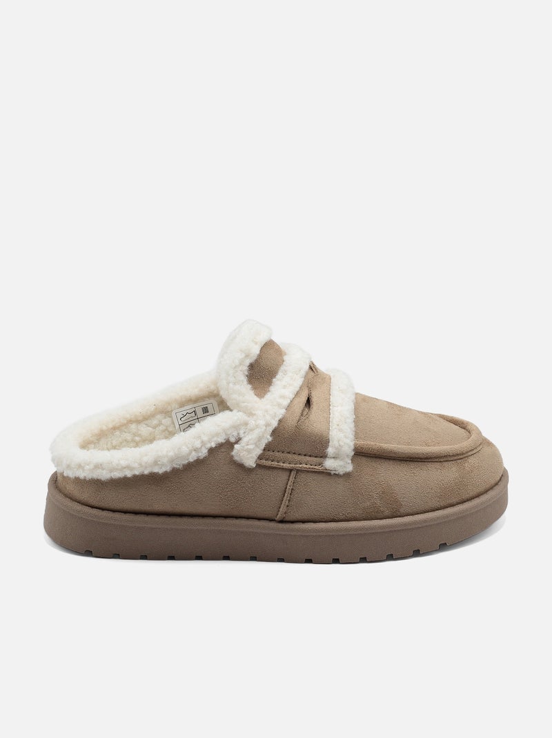 Mules para ponerse - C M Caqui - Kiabi