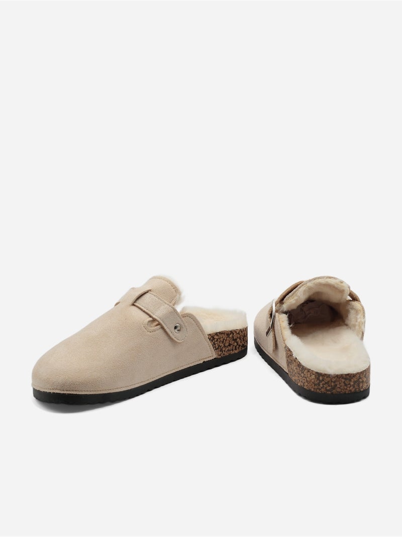 Mules para ponerse - C M Crema - Kiabi