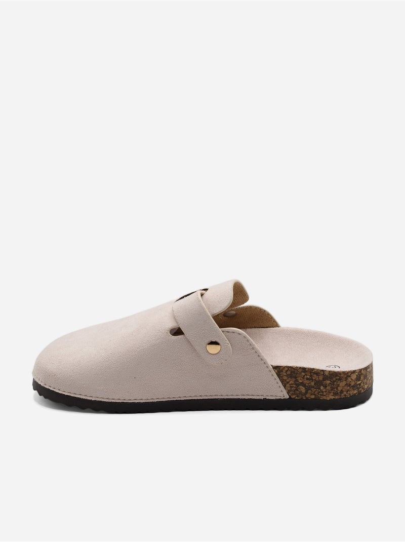 Mules para ponerse - C M Crema - Kiabi