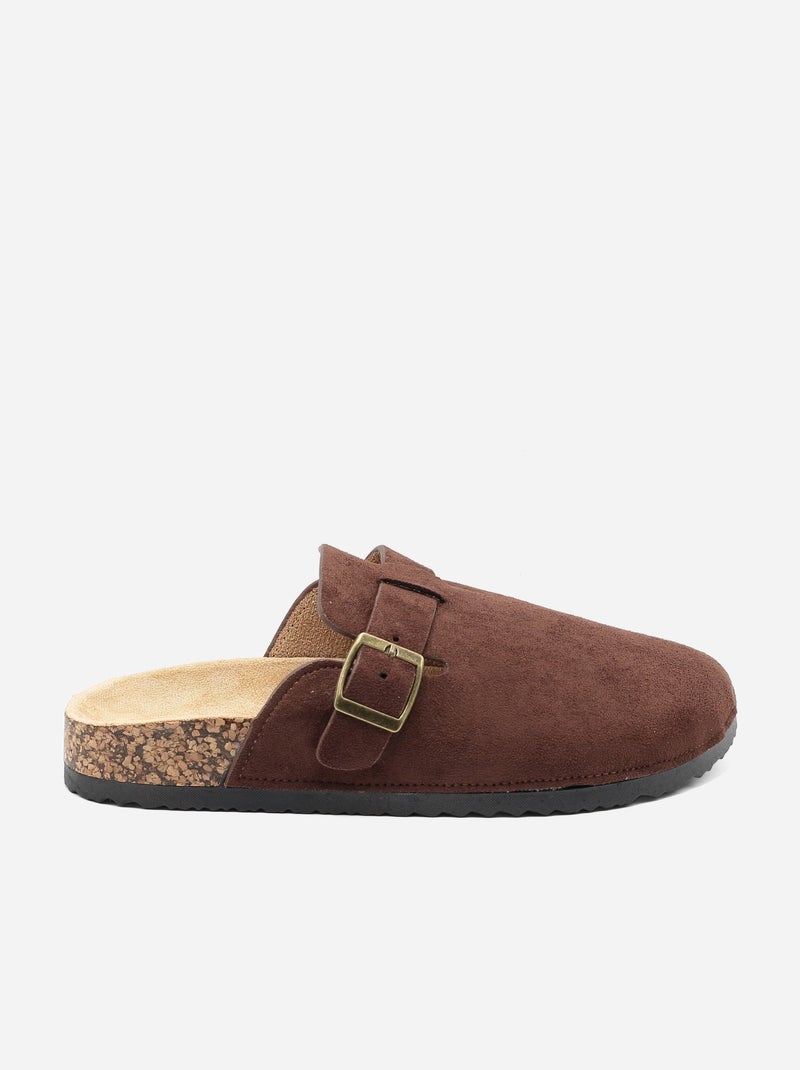 Mules para ponerse - C M Marrón - Kiabi