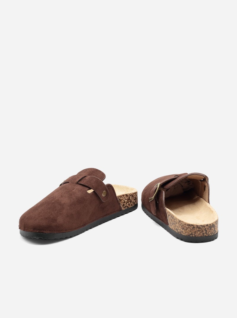 Mules para ponerse - C M Marrón - Kiabi