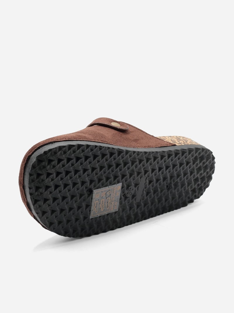 Mules para ponerse - C M Marrón - Kiabi