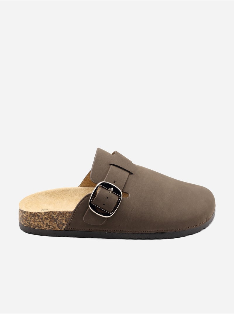 Mules para ponerse - C M Marrón - Kiabi