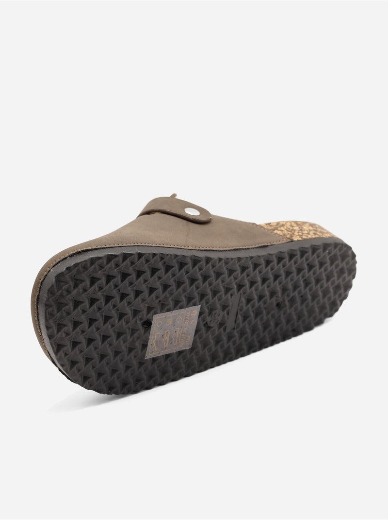 Mules para ponerse - C M Marrón - Kiabi