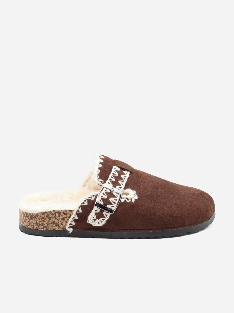 Mules para ponerse - C M Marrón - Kiabi