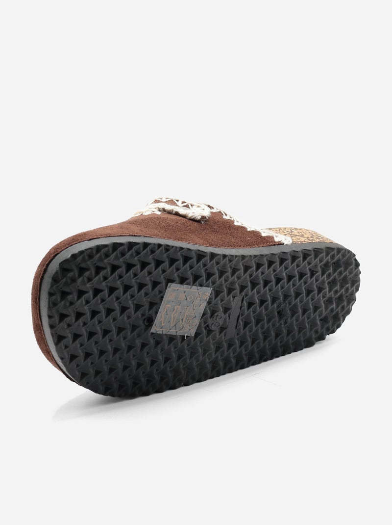 Mules para ponerse - C M Marrón - Kiabi