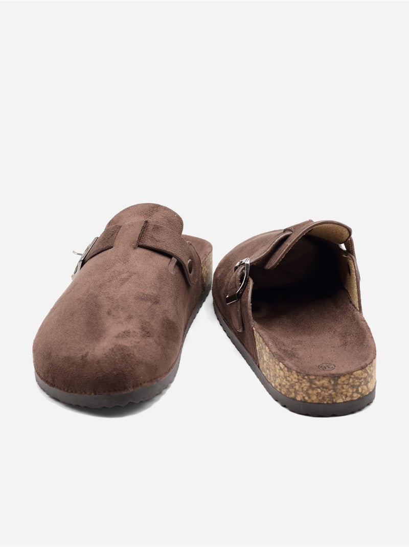 Mules para ponerse - C M Marrón - Kiabi