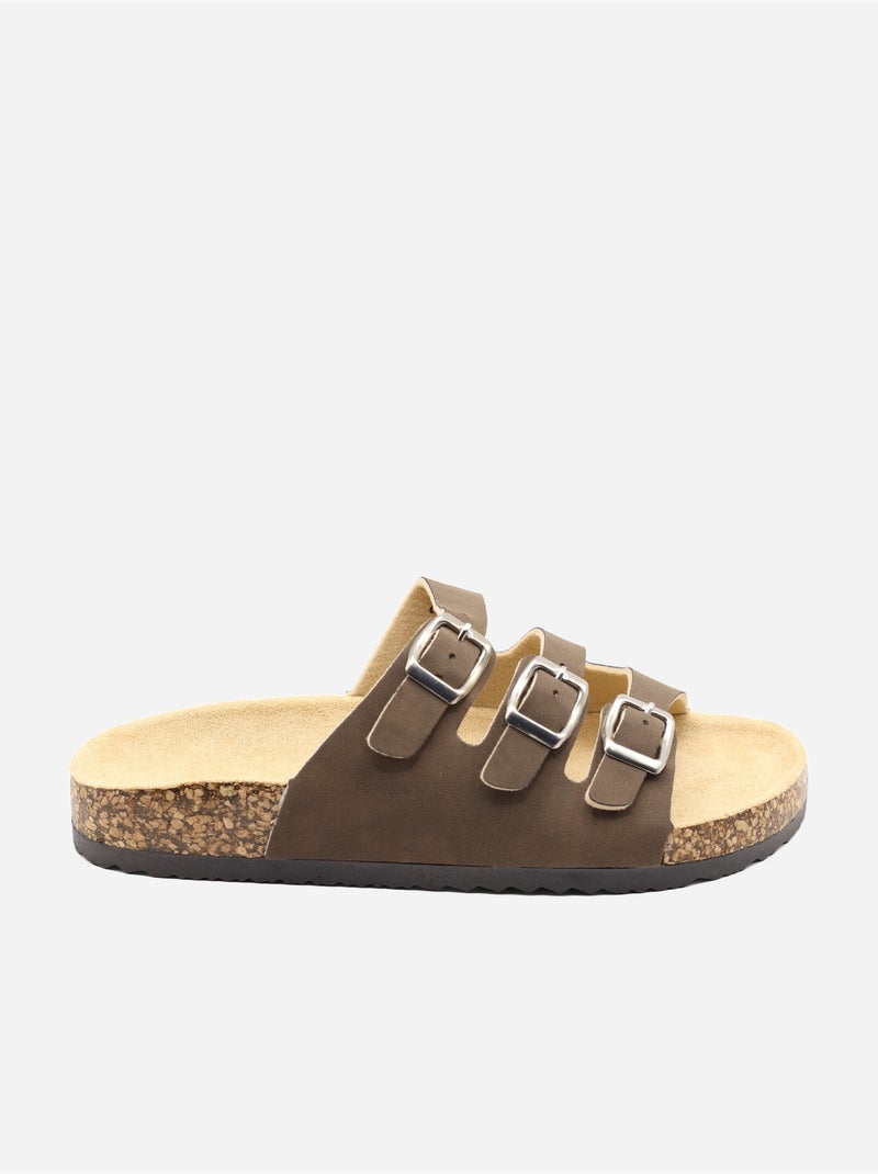 Mules para ponerse - C M Marrón - Kiabi