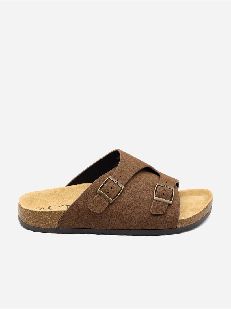 Mules para ponerse - C M Marrón - Kiabi