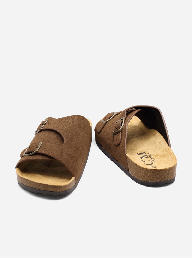 Mules para ponerse - C M Marrón - Kiabi