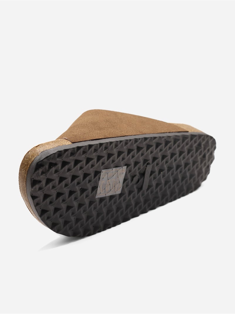 Mules para ponerse - C M Marrón - Kiabi