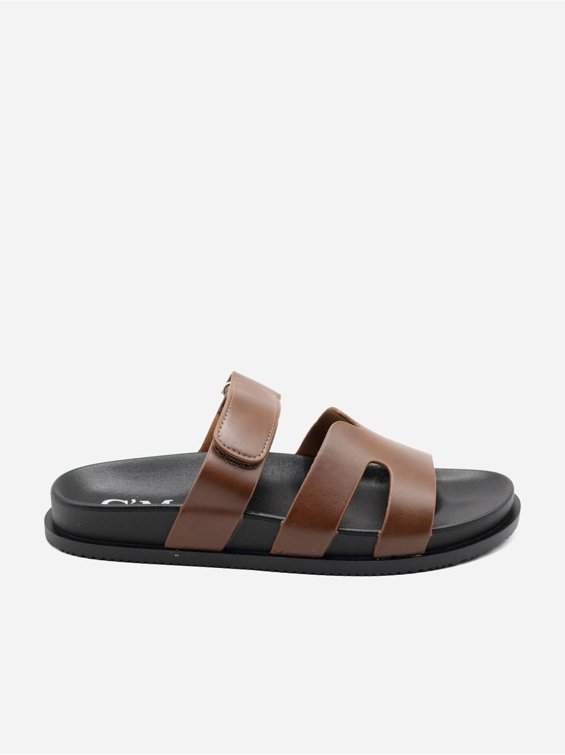 Mules para ponerse - C M Marrón - Kiabi