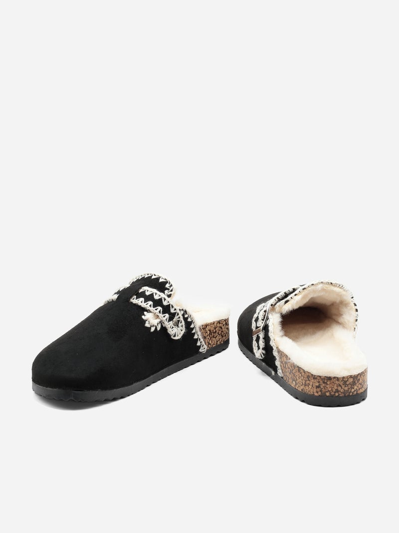 Mules para ponerse - C M Negro - Kiabi