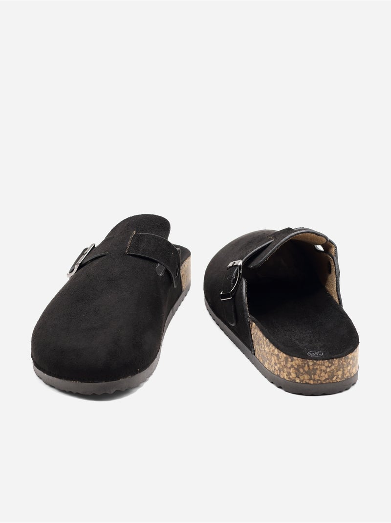 Mules para ponerse - C M Negro - Kiabi