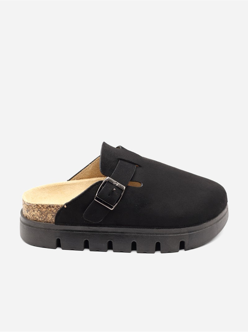 Mules para ponerse - C M Negro - Kiabi