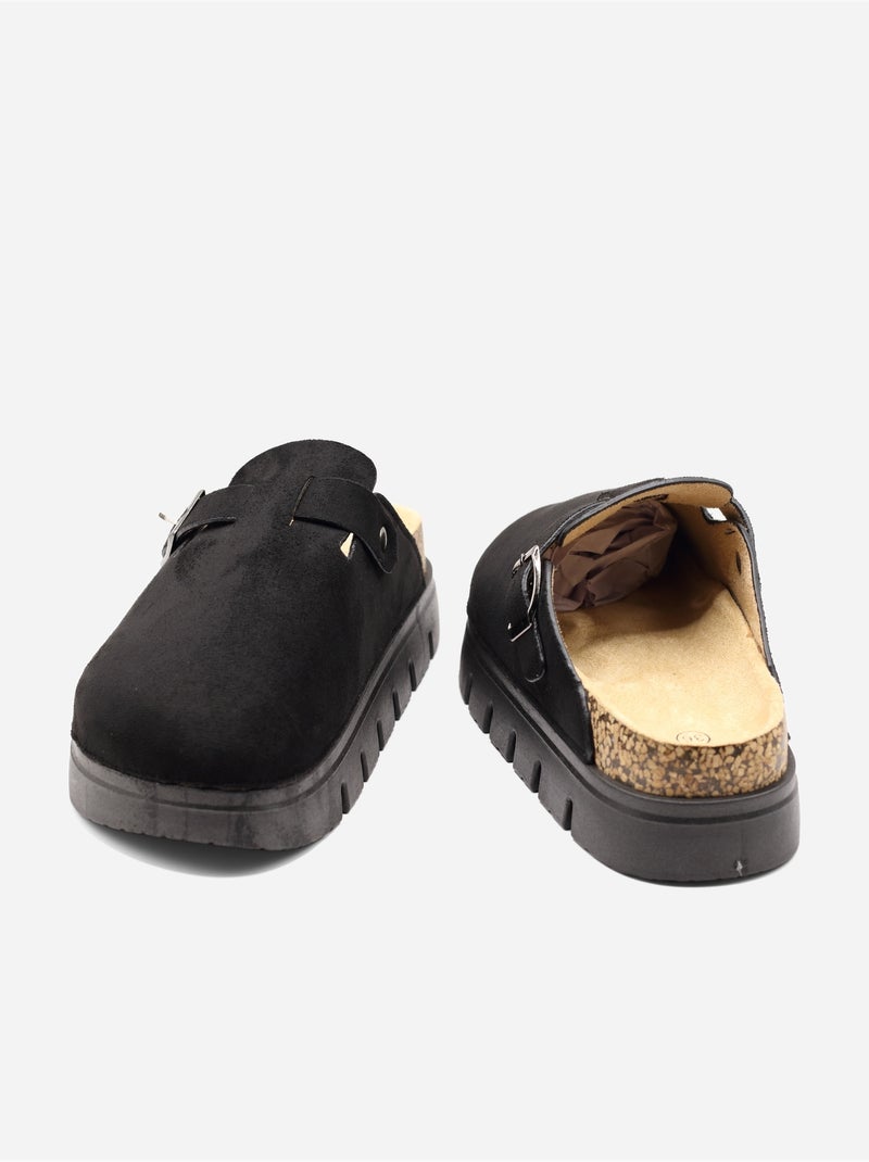 Mules para ponerse - C M Negro - Kiabi