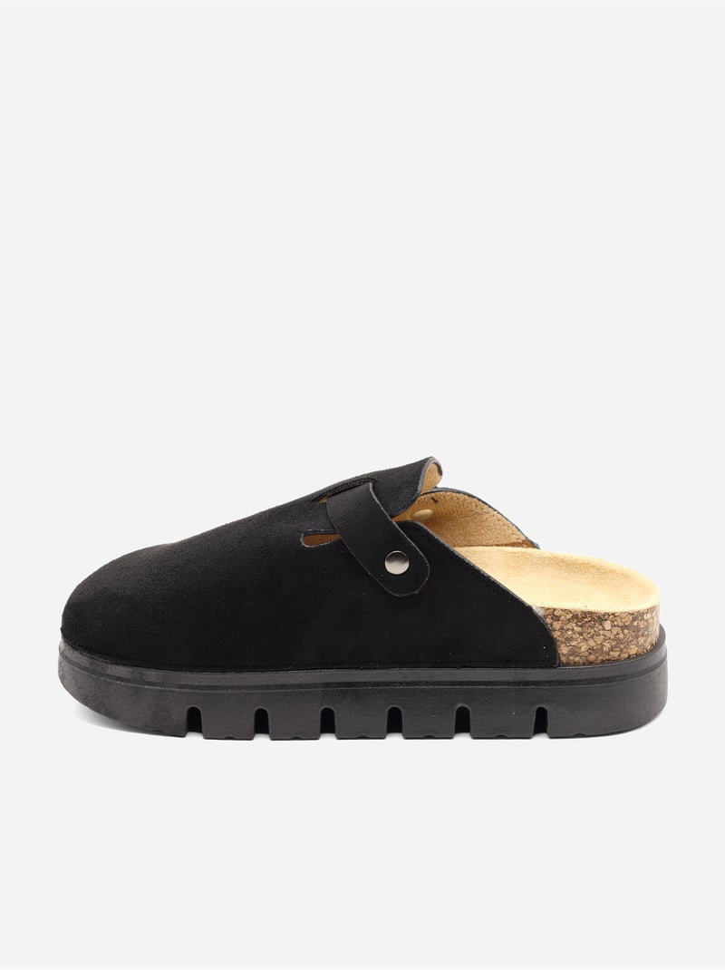 Mules para ponerse - C M Negro - Kiabi