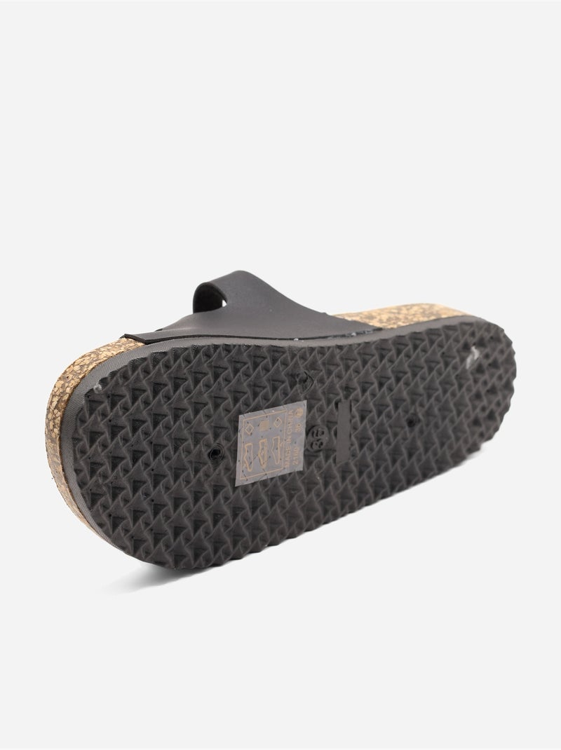 Mules para ponerse - C M Negro - Kiabi