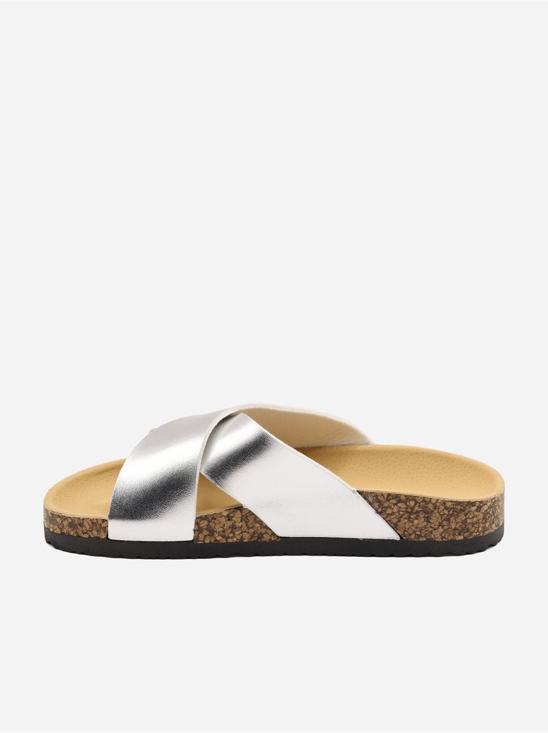 Mules para ponerse - C M Plata - Kiabi