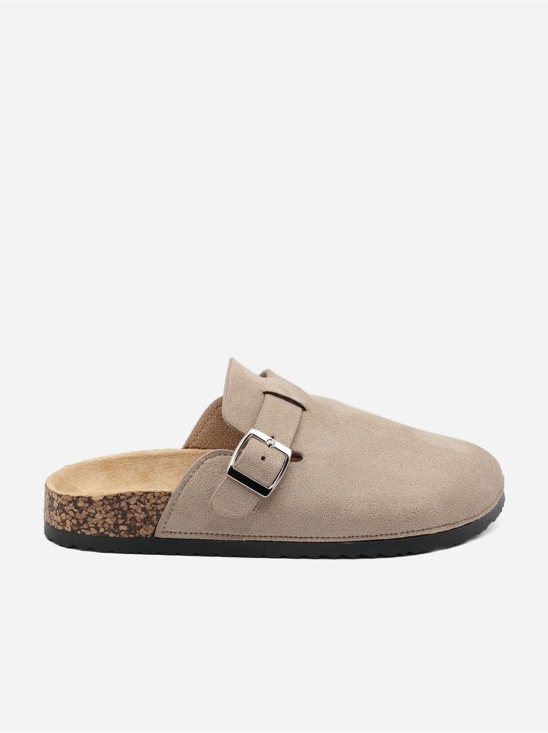 Mules para ponerse - C M Taupe - Kiabi