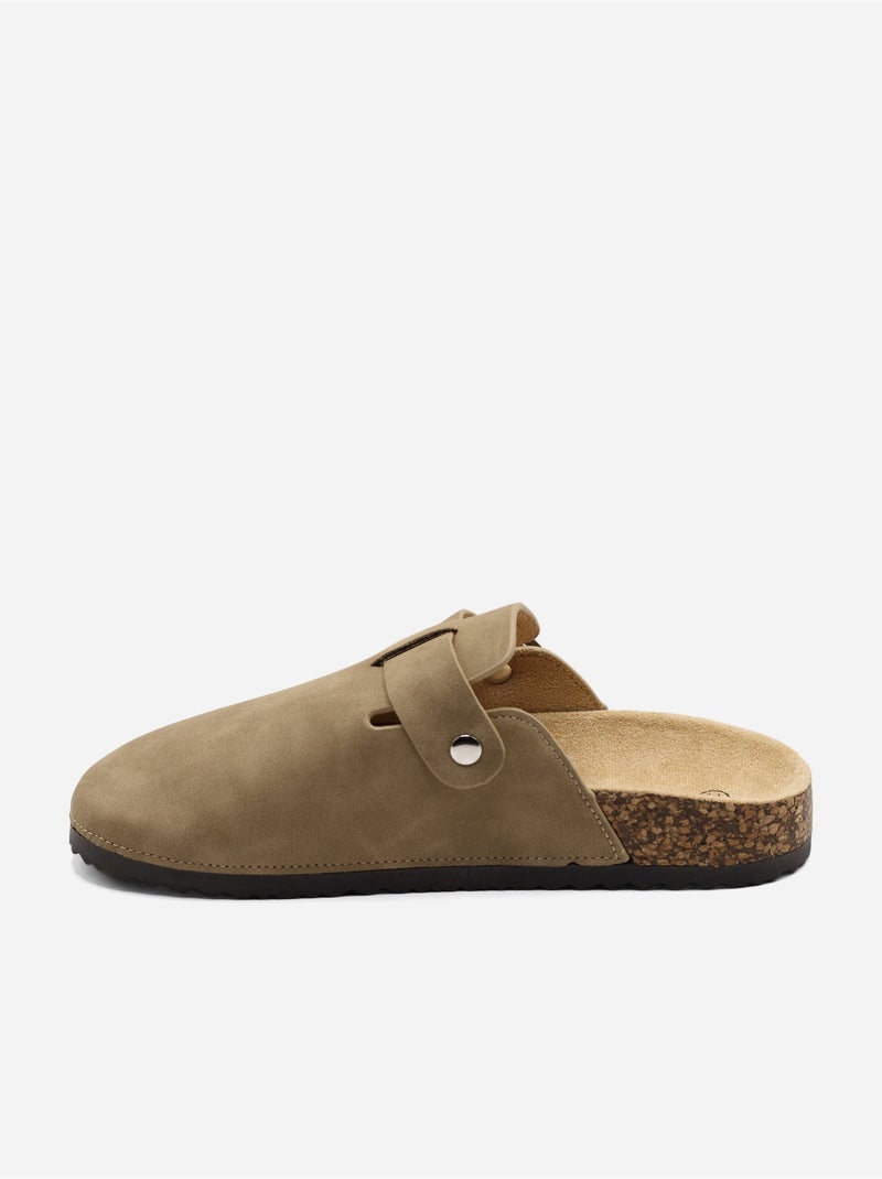 Mules para ponerse - C M Taupe - Kiabi