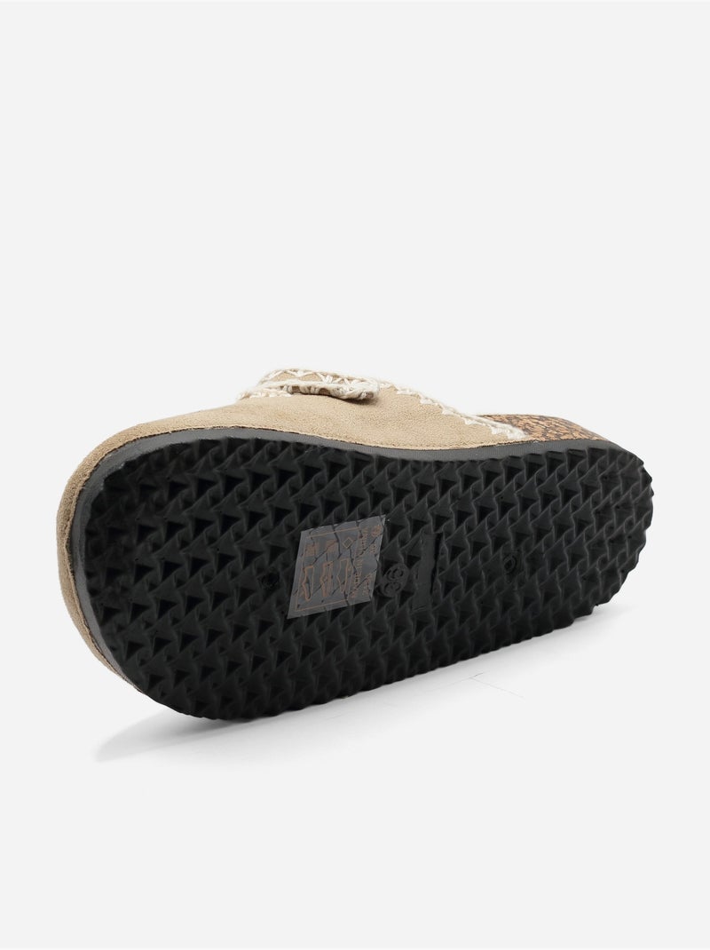 Mules para ponerse - C M Taupe - Kiabi