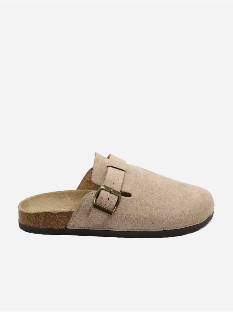 Mules para ponerse - C M Taupe - Kiabi