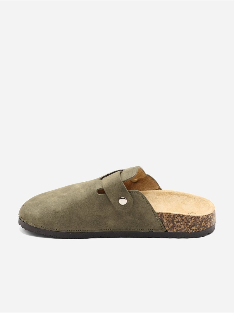 Mules para ponerse - C M Verde - Kiabi