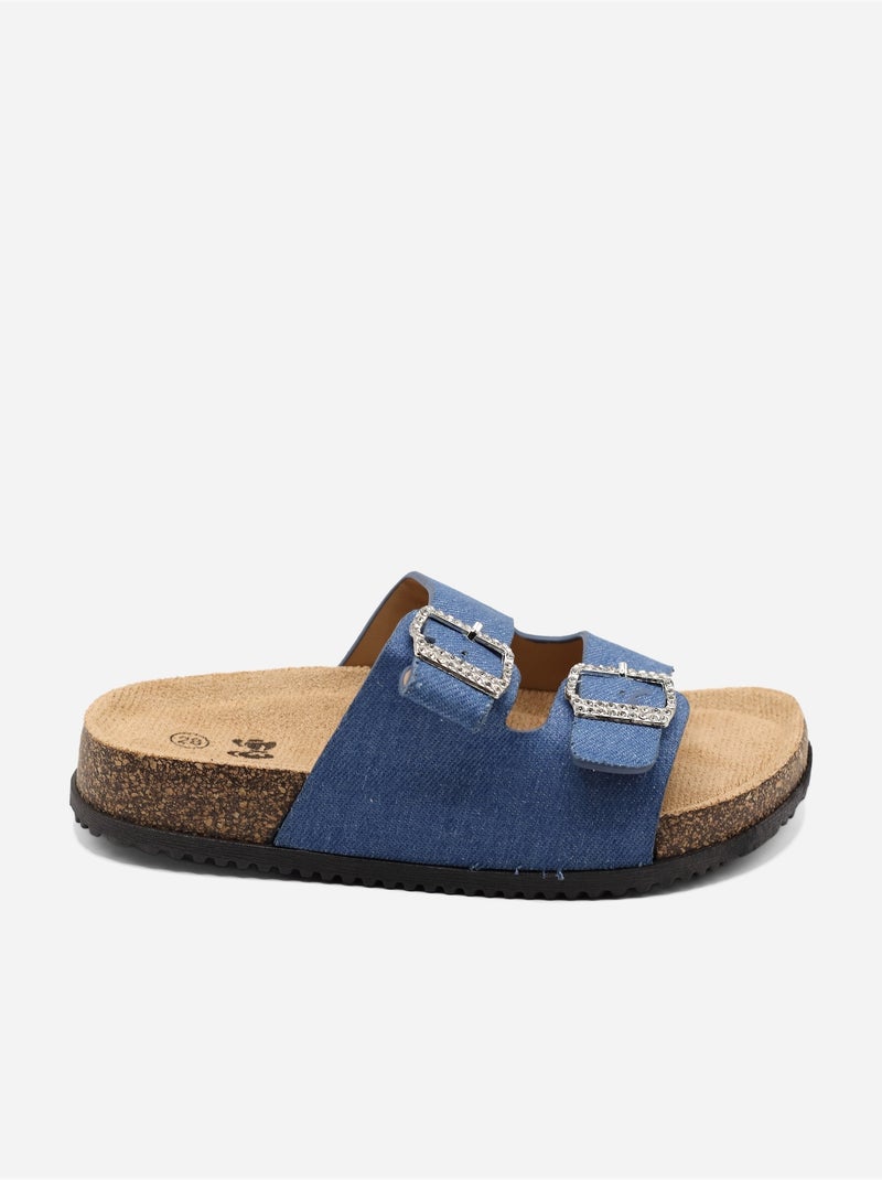 Mules para ponerse - Doremi Azul - Kiabi