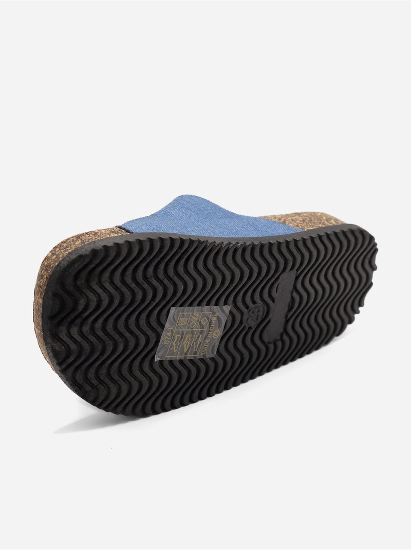 Mules para ponerse - Doremi Azul - Kiabi