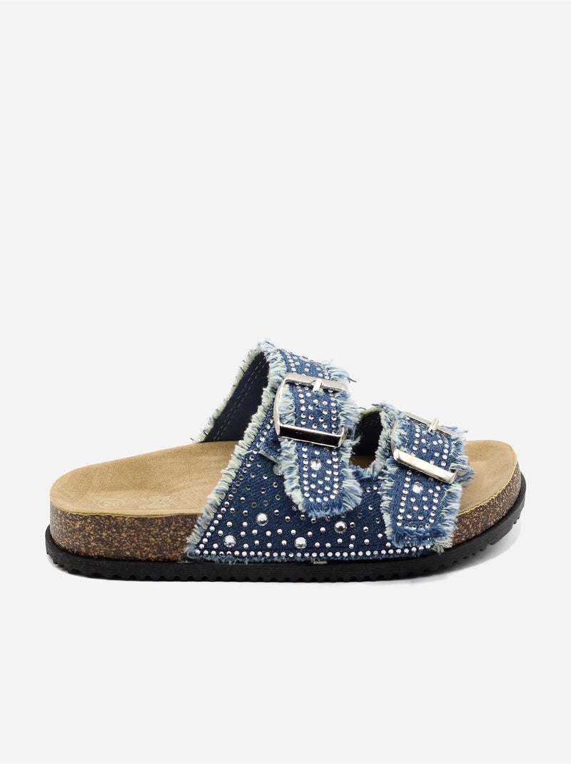 Mules para ponerse - Doremi Azul - Kiabi