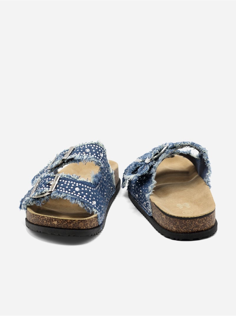 Mules para ponerse - Doremi Azul - Kiabi