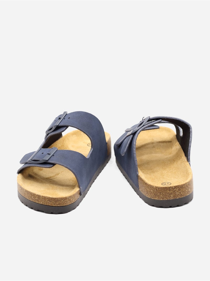 Mules para ponerse - Doremi Azul oscuro - Kiabi