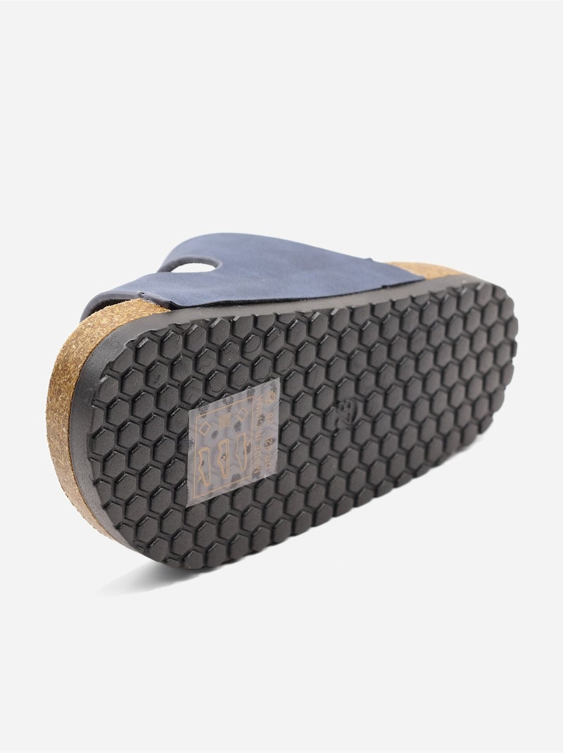 Mules para ponerse - Doremi Azul oscuro - Kiabi