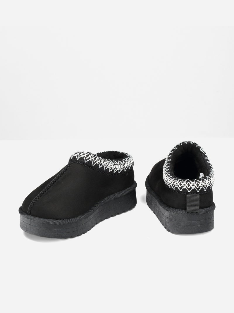 Mules para ponerse - Doremi Negro - Kiabi