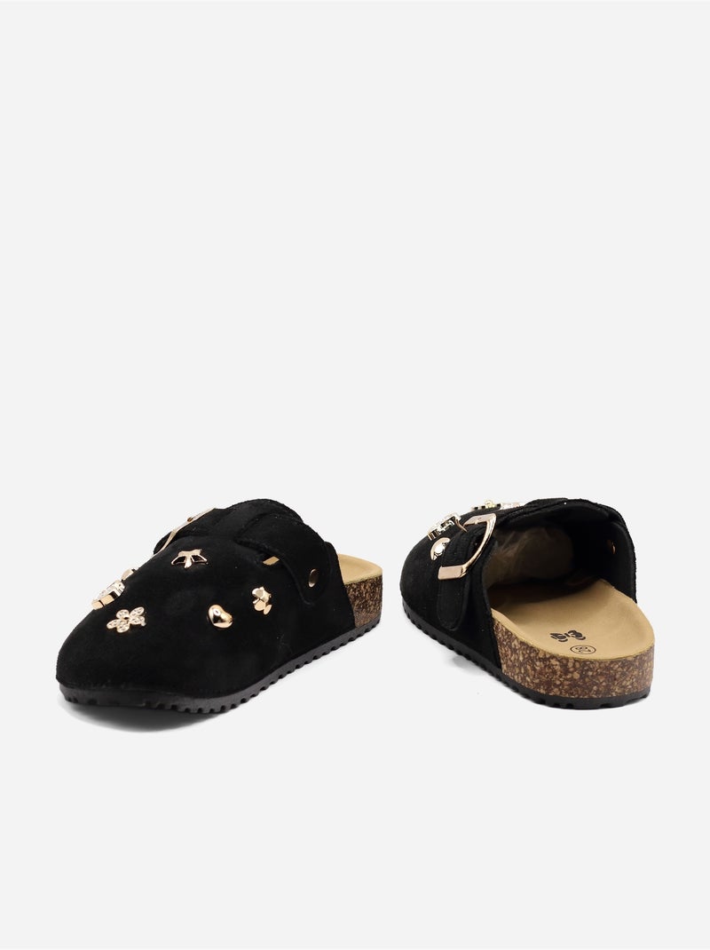 Mules para ponerse - Doremi Negro - Kiabi