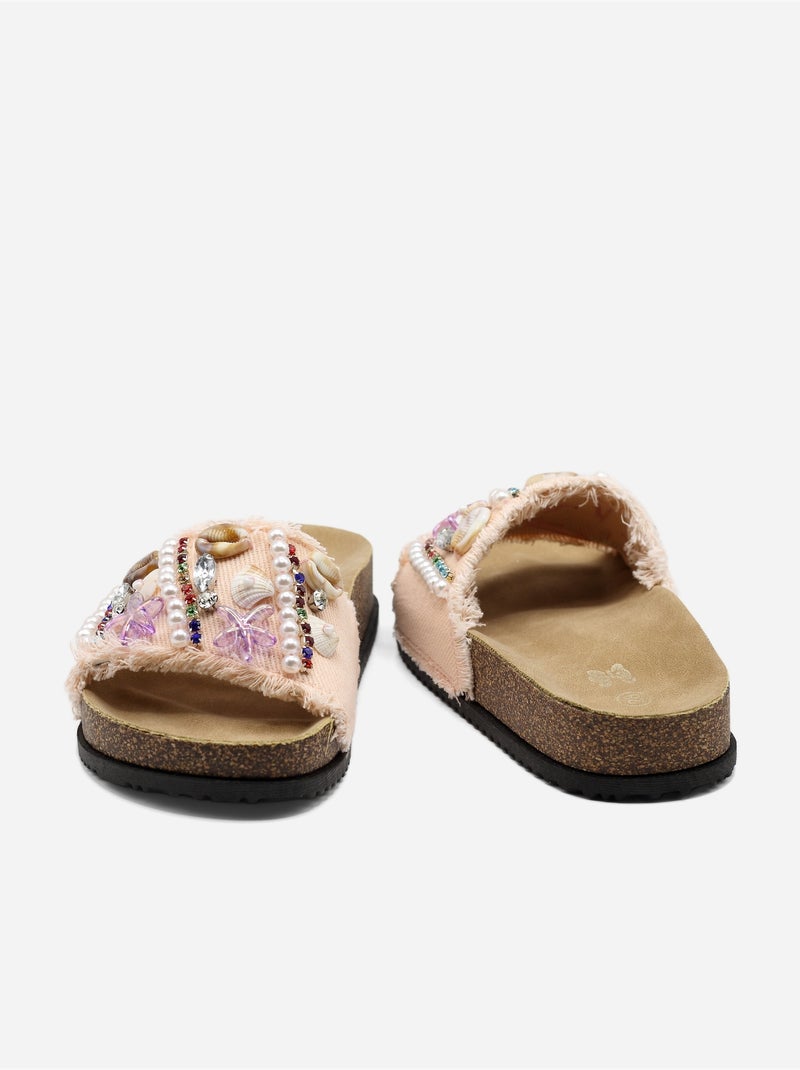 Mules para ponerse - Doremi Rosa - Kiabi