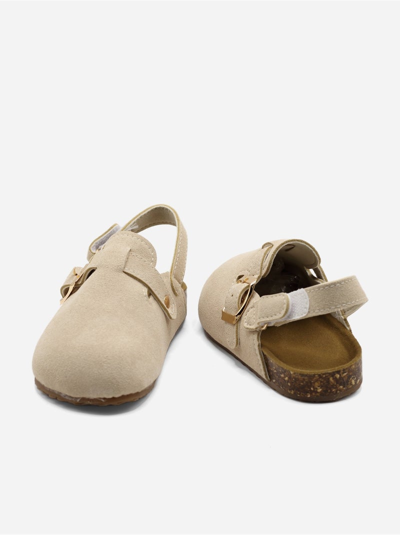 Mules para ponerse - Rock and Joy Beige - Kiabi