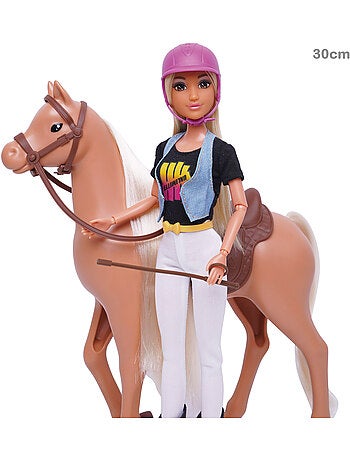 Muñeca 30 cm amazona + 3 años isabella