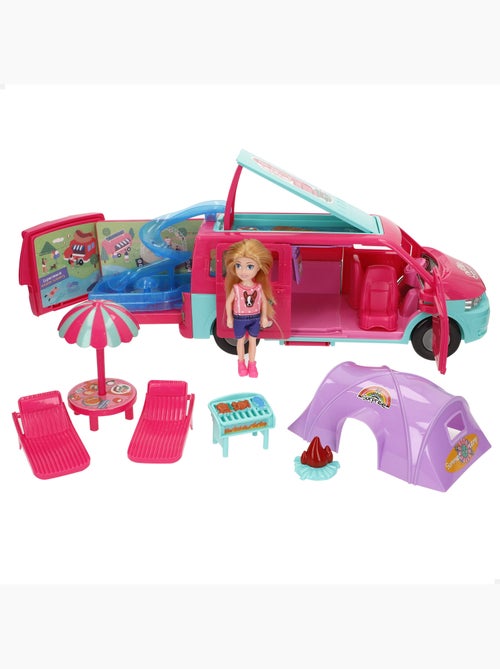 Muñeca c/furgoneta camping y accesorios bella - Kiabi